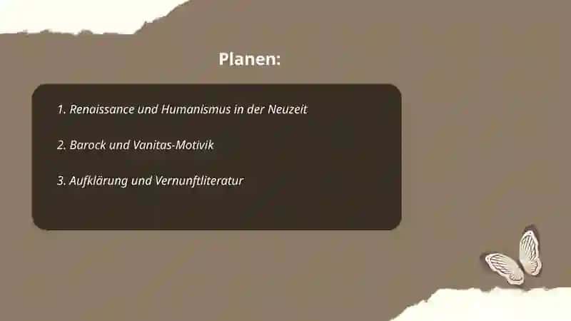 Entwicklungstendenzen der Literatur in der Neuzeit 2