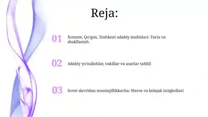 Xorazm, Qo'qon, Toshkent adabiy muhitlari 2
