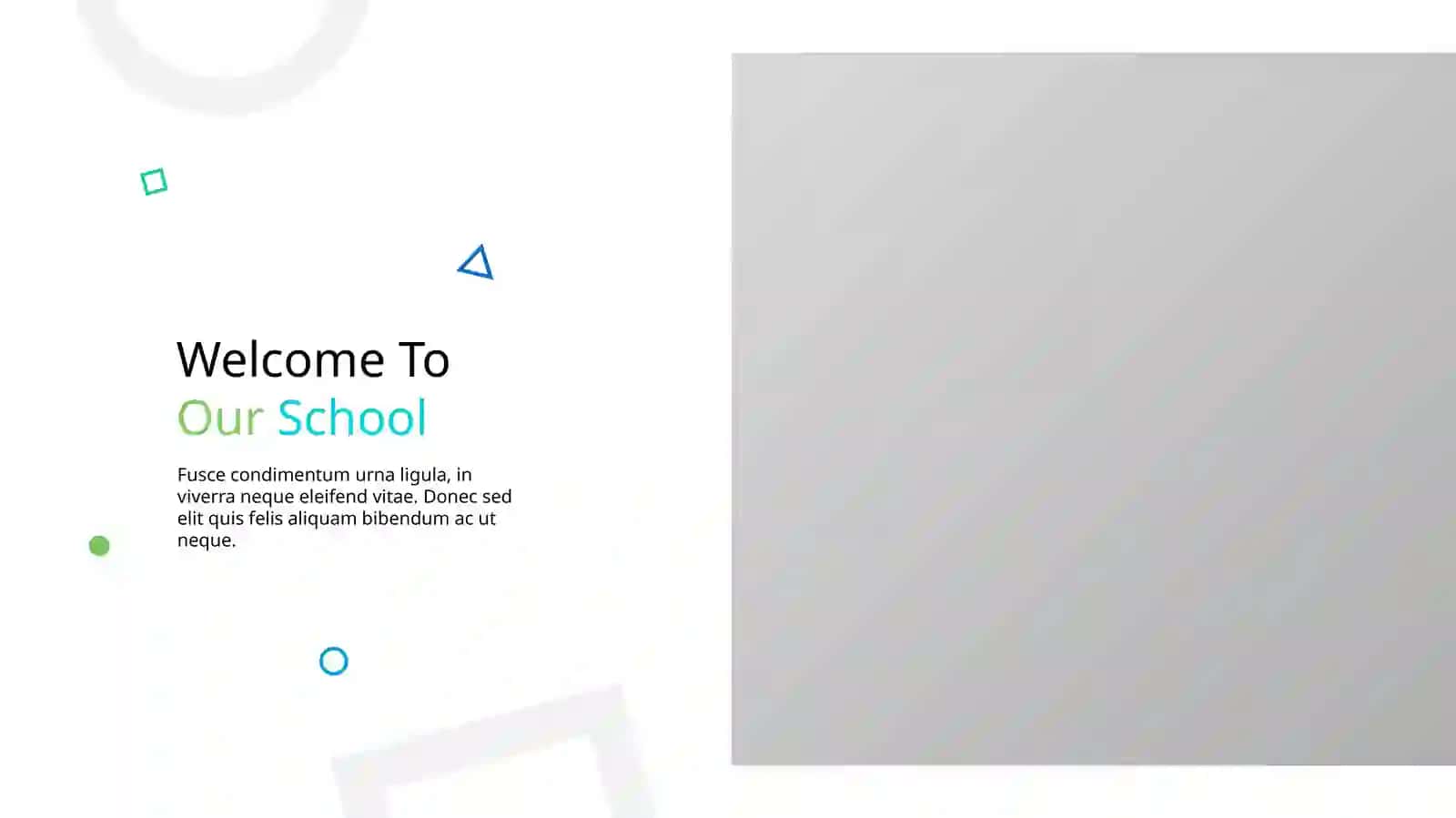Preschool Education Presentation Template 2
