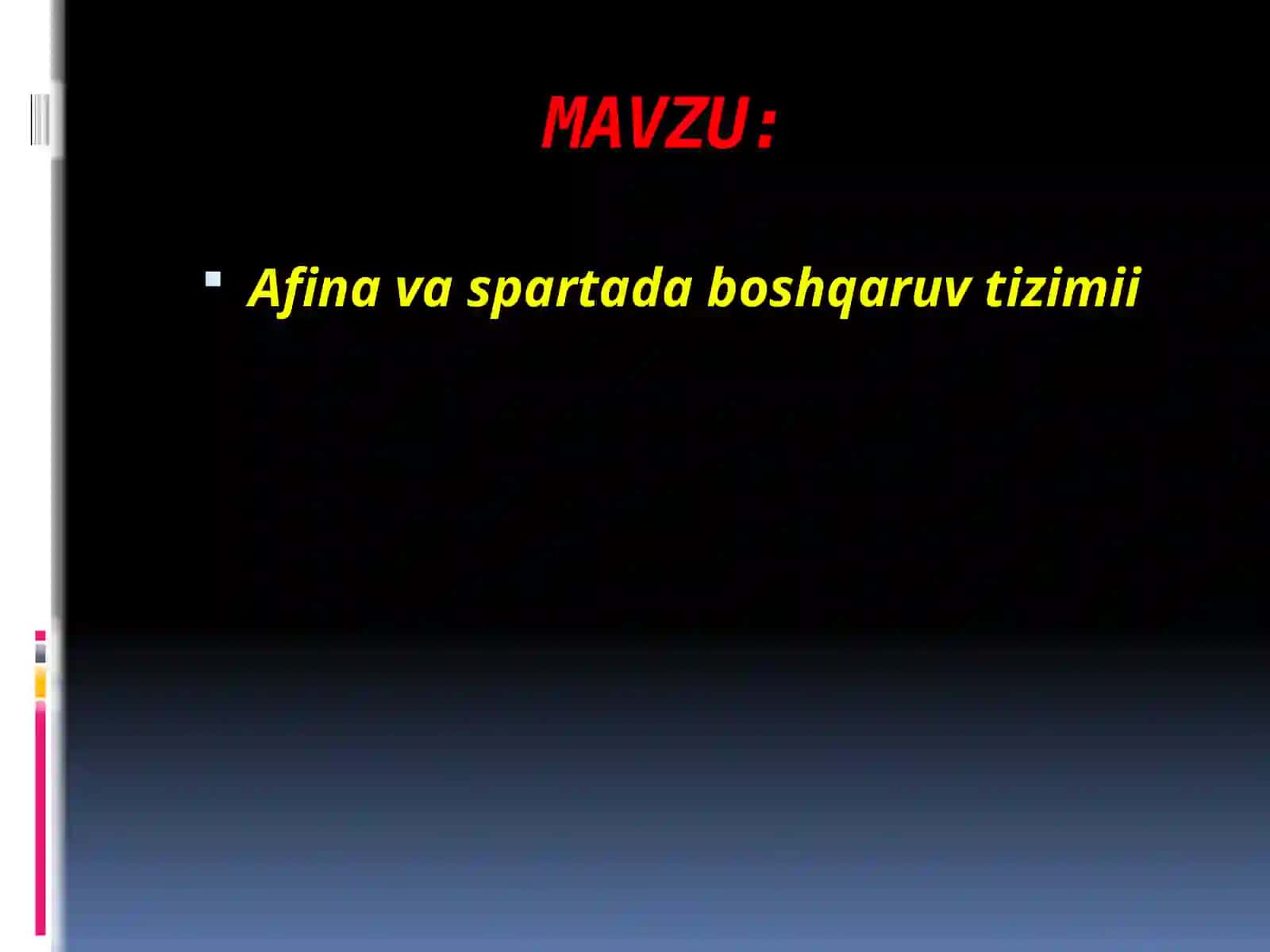 Afina va spartada boshqaruv tizimii 2