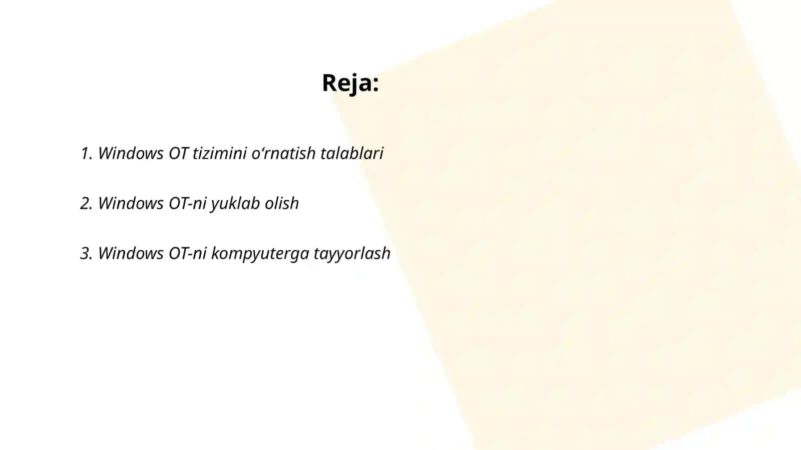 Windows OT 2