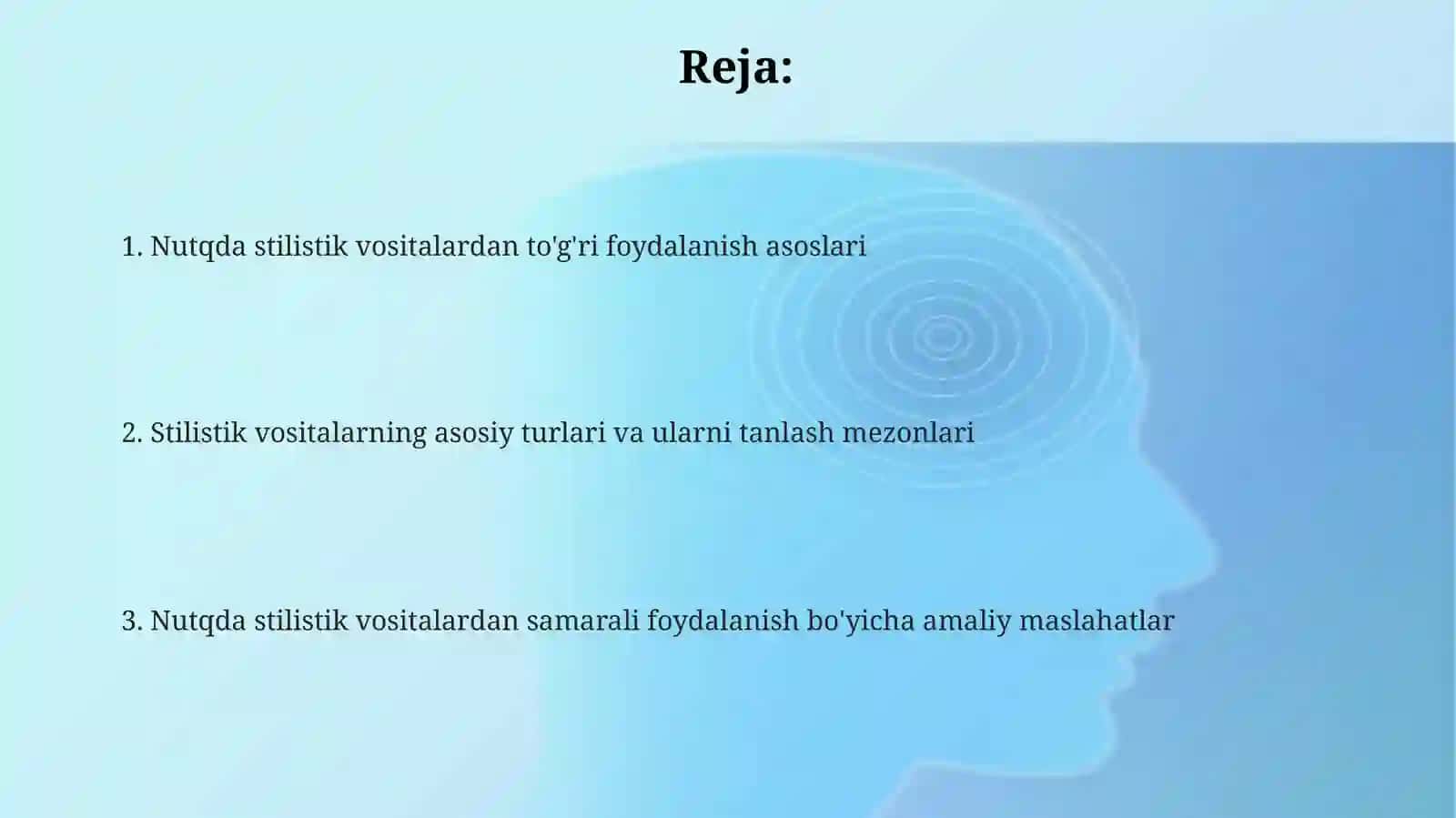 Nutqda stilistik vositalaridan to'g'ri foydalanish asoslari 2