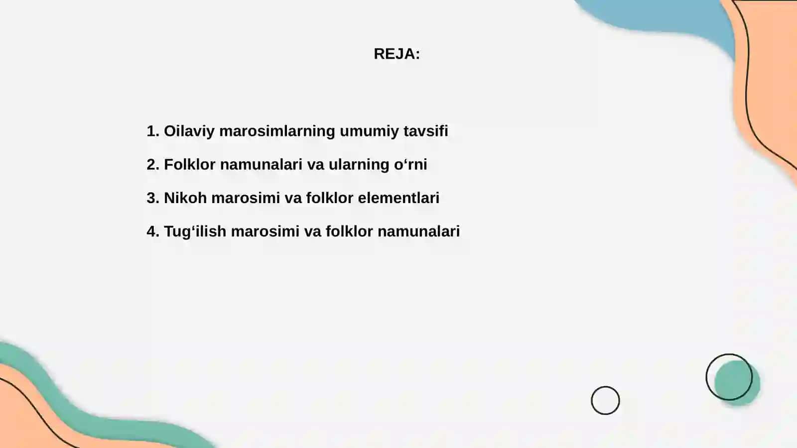 Oilaviy marosim folklor namunalari 2