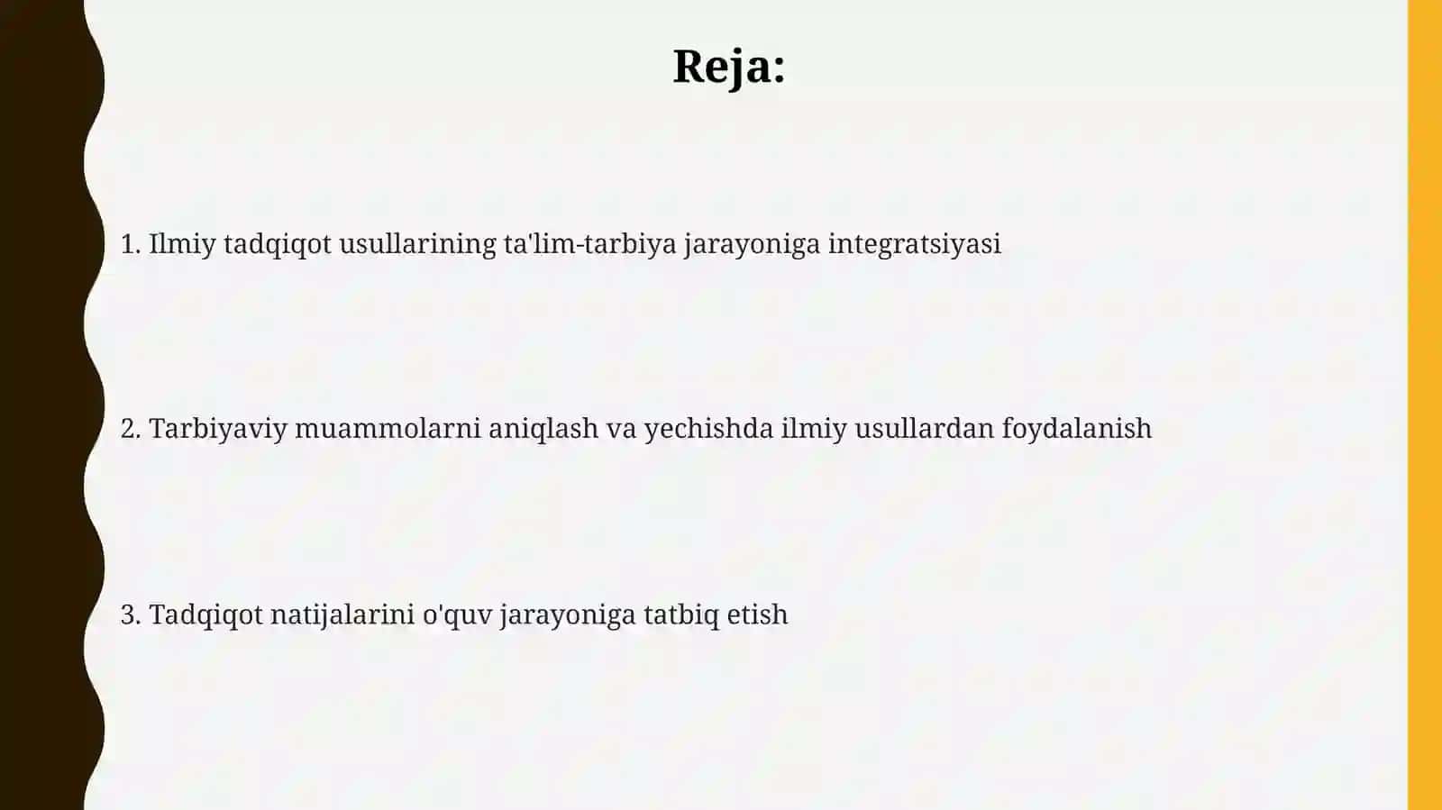 Tarbiya fanini oʻqitishda ilmiy tadqiqot usullaridan foydalanish 2