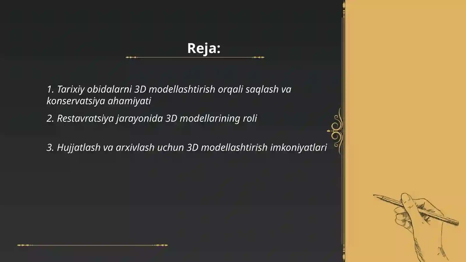 Tarixiy obidalarni 3D modellashtirishning ahamiyati 2