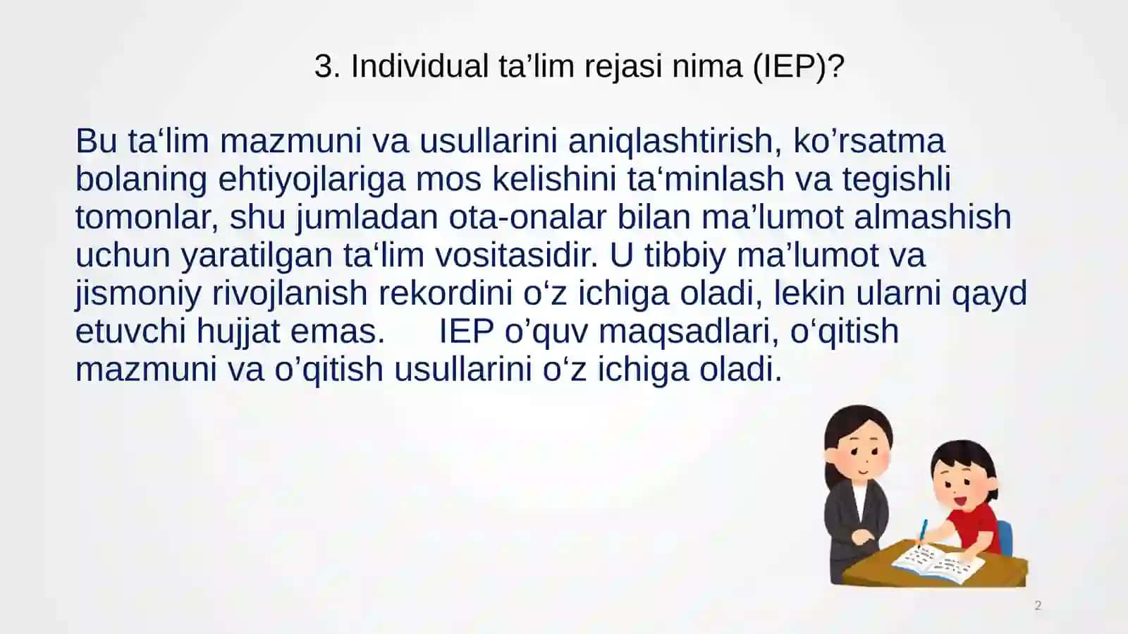 Individual ta'limiy reja 2