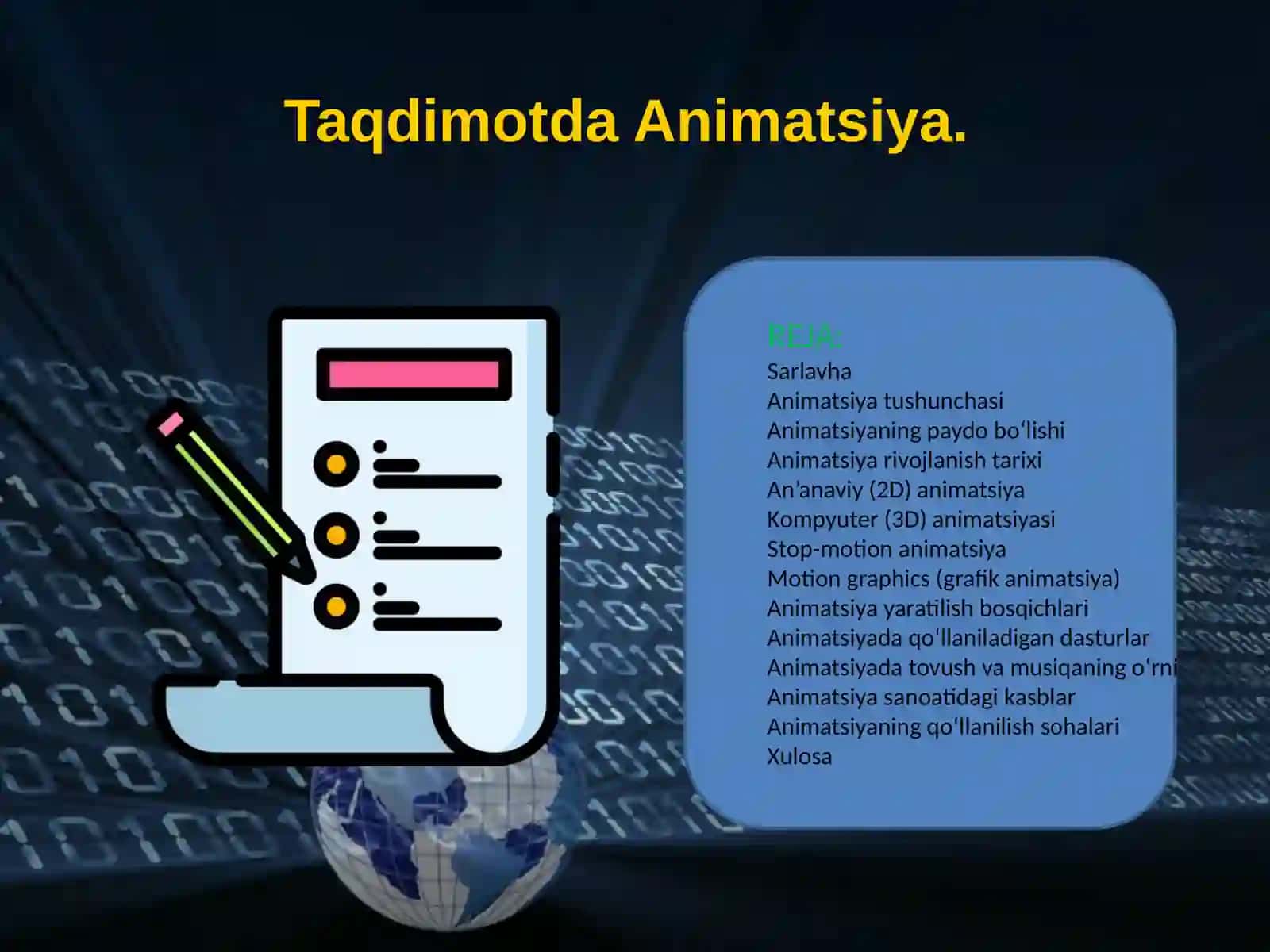 Moliya va moliyaviy texnalogiyalarsohasi 1/4 bosqich talabasi 2