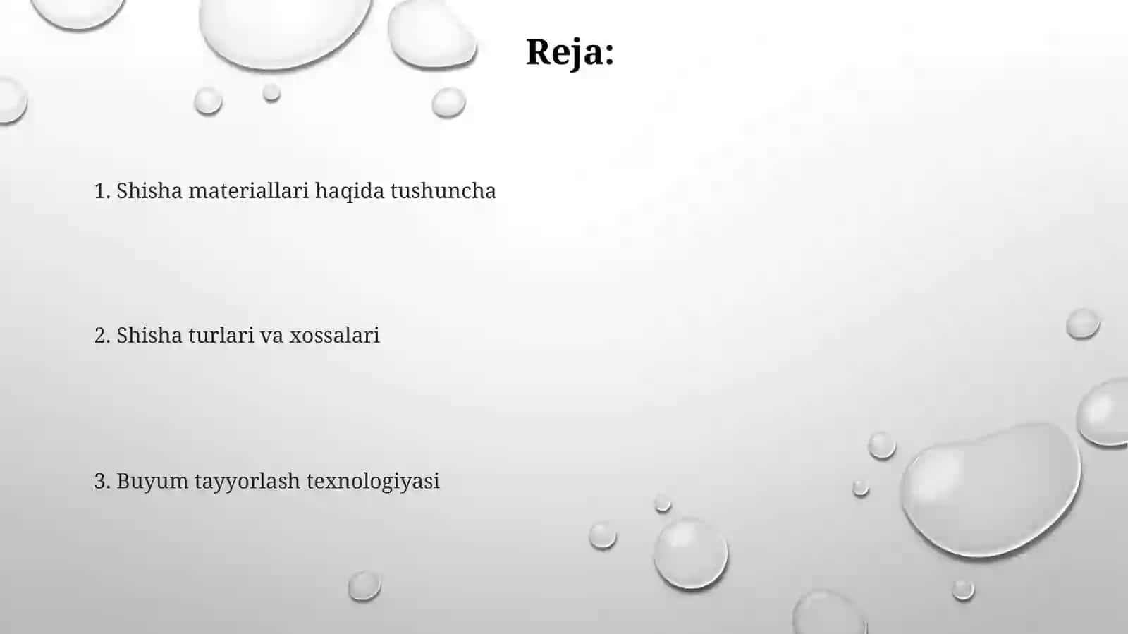 Shisha Materiallari va Ular Dan Buyum Tayyorlashni O'qitish 2