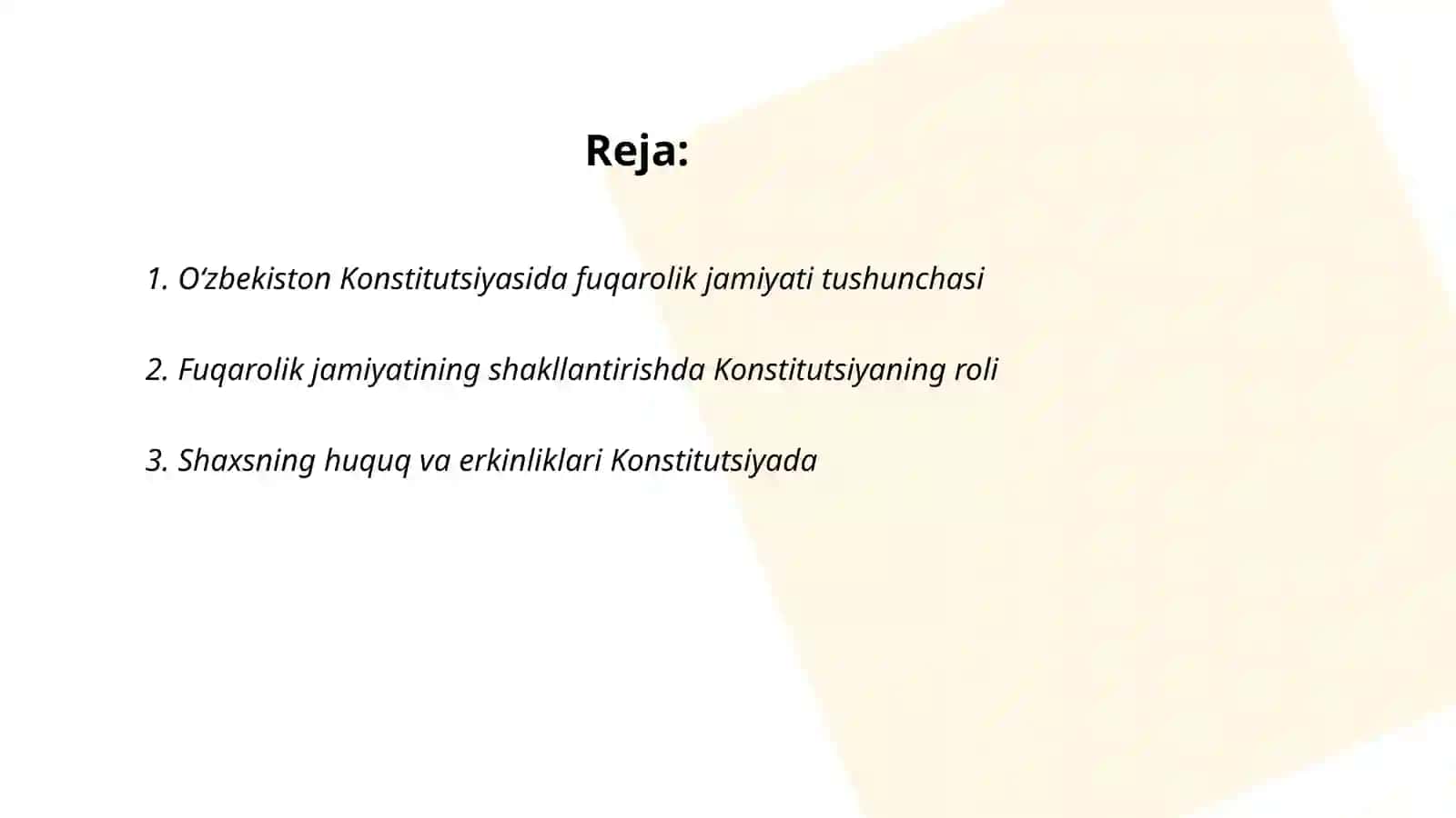 O‘zbekiston Konstitutsiyasida fuqarolik jamiyati tushunchasi 2