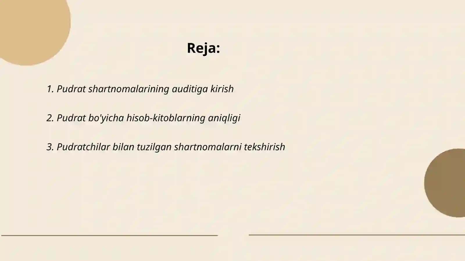 Pudrat va xo'jalik usulida bajariladigan kapital qo'yilmalar auditi 2