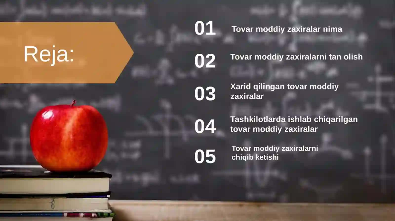 Tovar moddiy zaxiralar hisobi va uni yanada takomillashtirish 2
