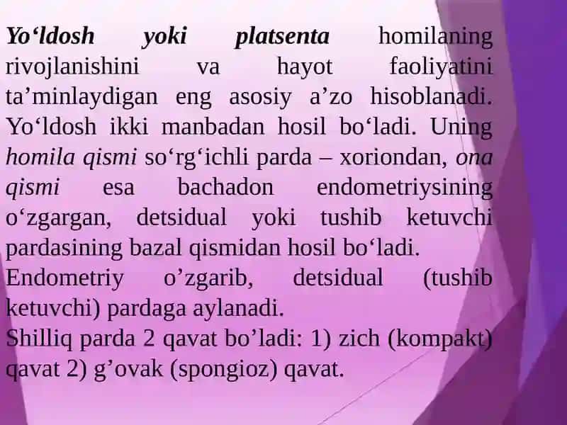 Yo’ldoshning rivojlanishi 2