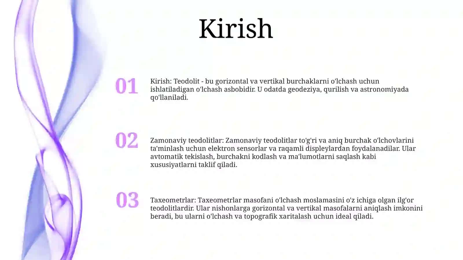 Zamonaviy TeadolitlarVaTaexometrlar 2