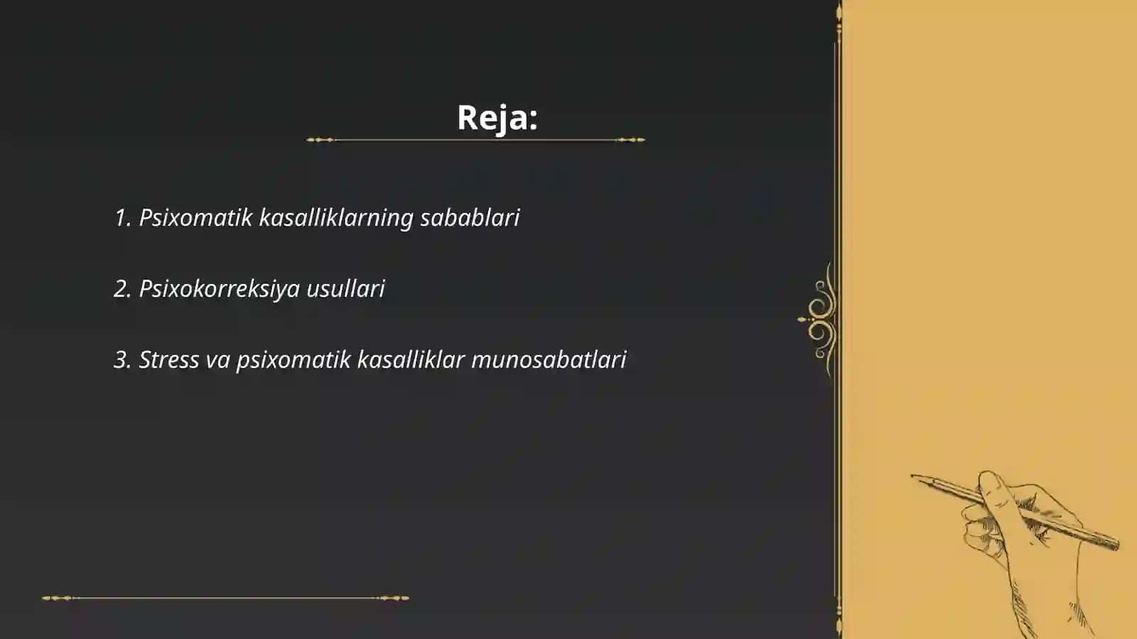 Psixomatik kasalliklarda psixokarreksiya va psixoprafilaktika usullari 2