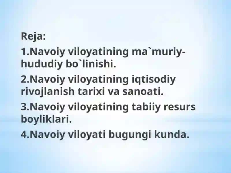 Navoiyviloyatiningma`muriy-hududiybo`linishi 2