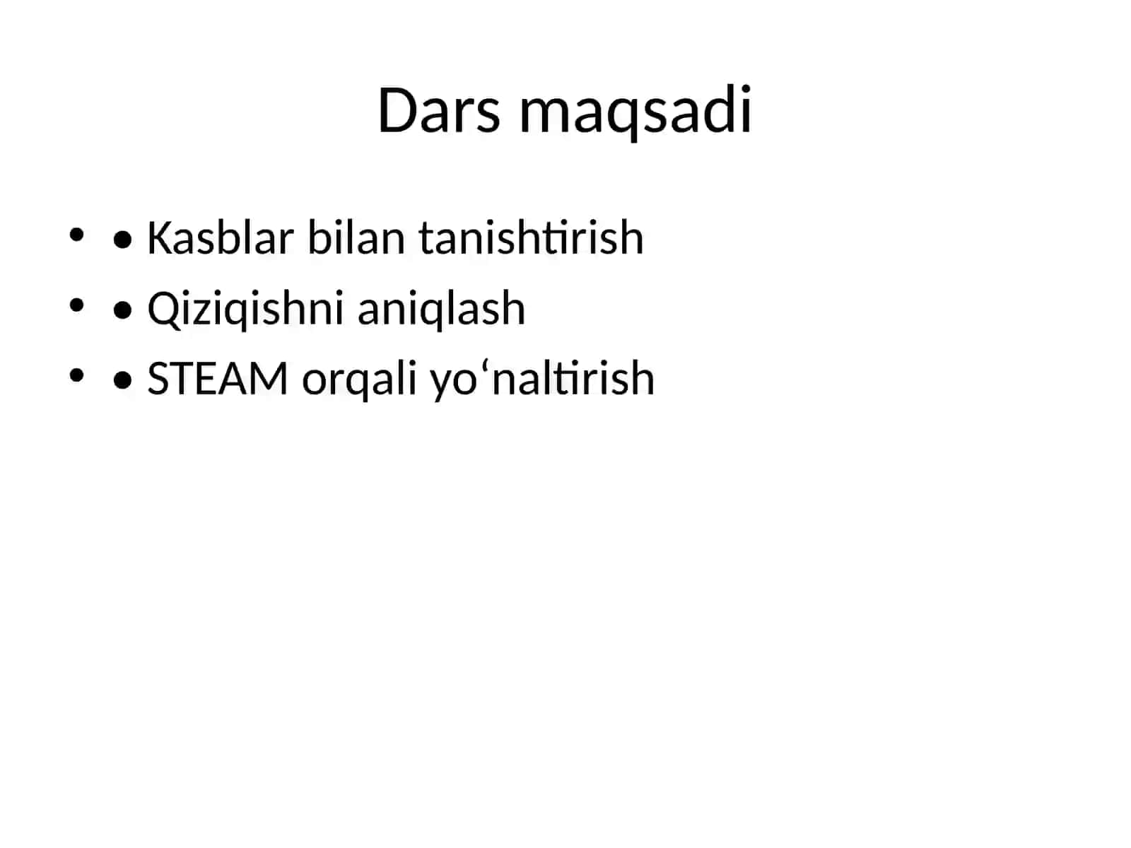 STEAM usulida kasbga yo‘naltirish 2