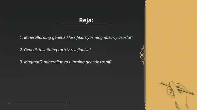Minerallarning genetik klassifikasiyasi 2
