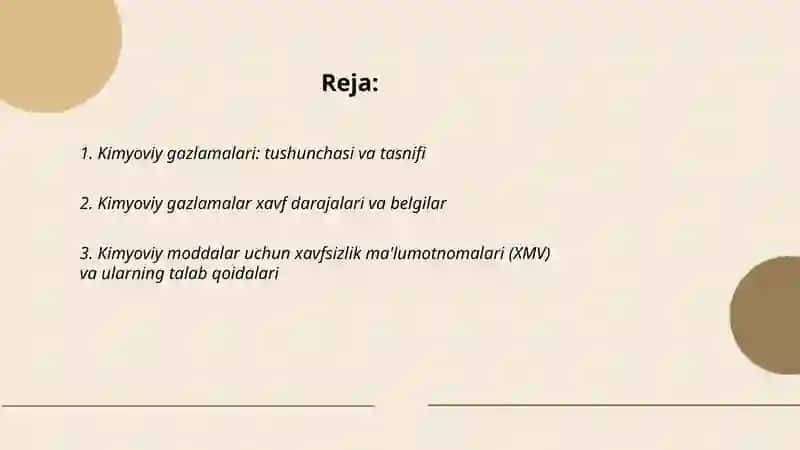 Kimyoviy gazlamalari va ularga taluqli meyyoriy hujjatlar 2