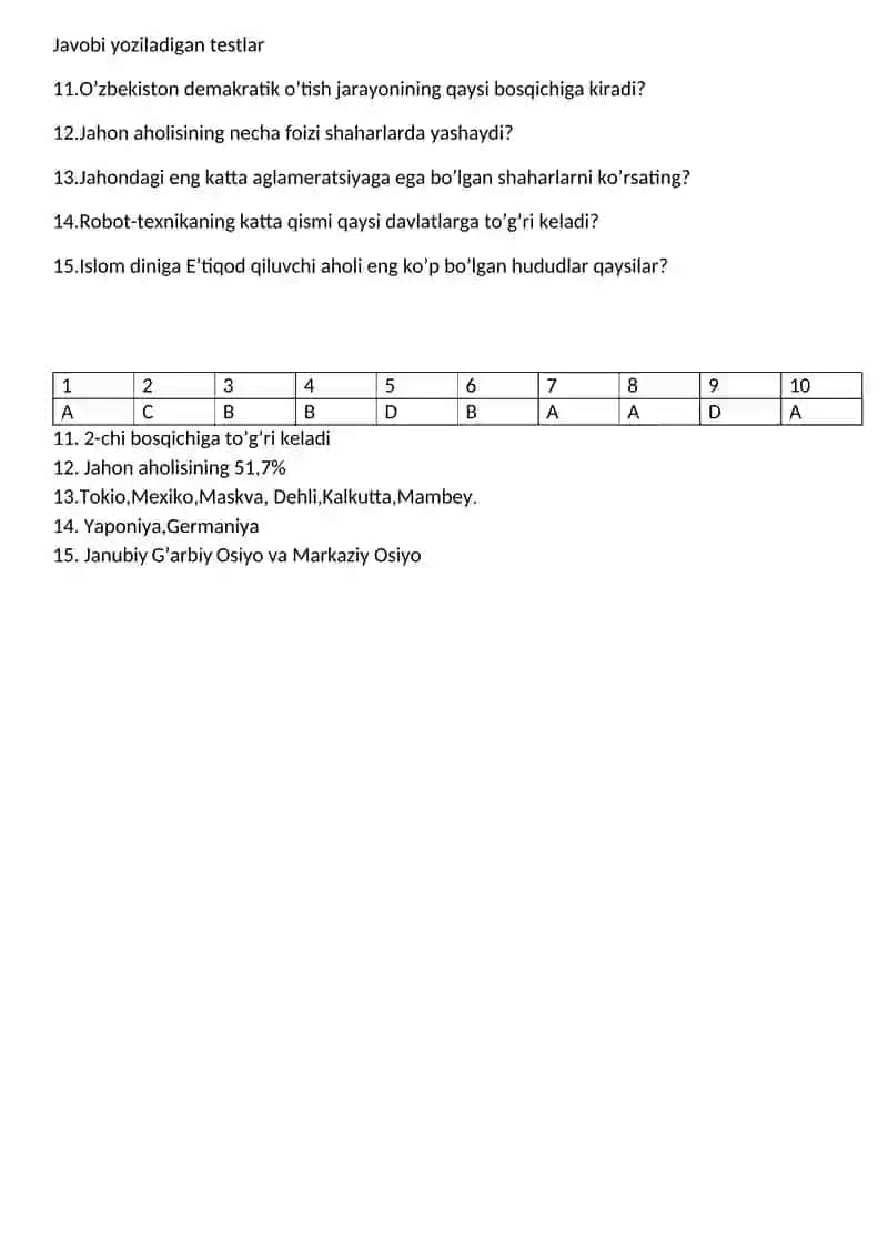Geografiya 9-sinf 1-chorak 2