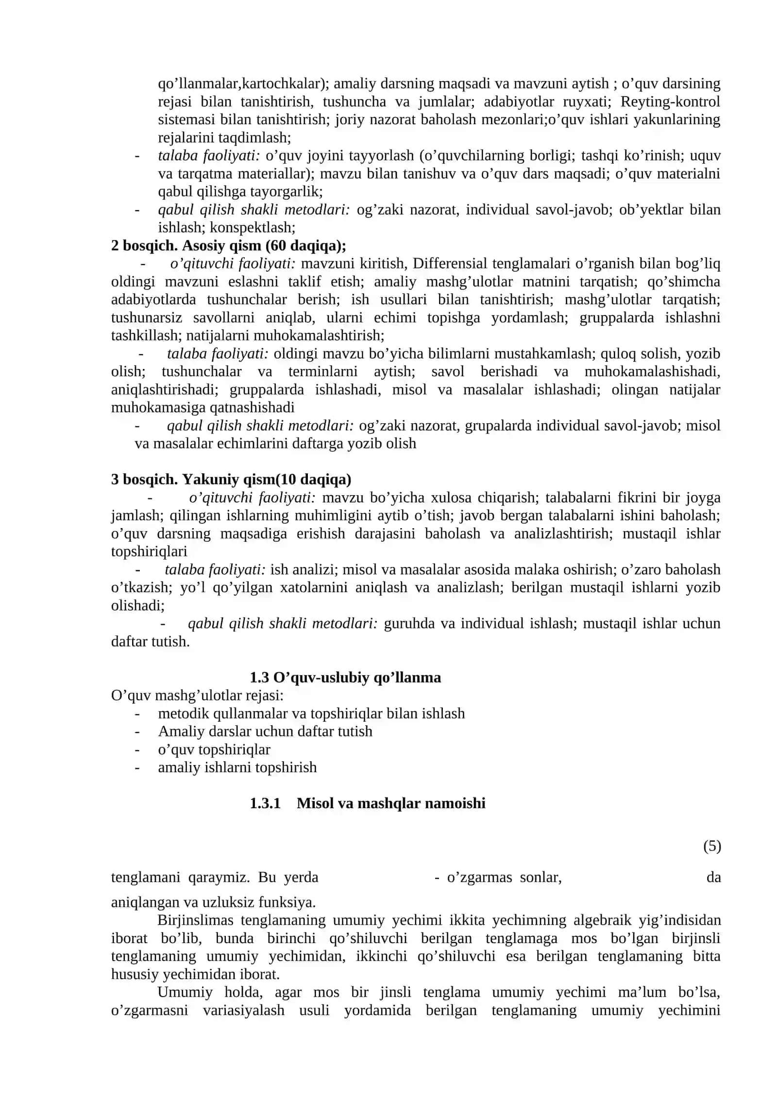 Differensial tenglamalari 2
