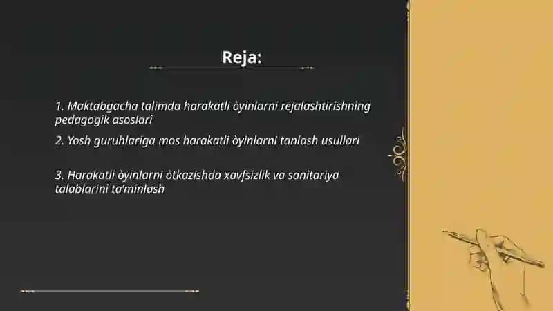 Maktabgacha talimda harakatli òyinlarni òtkazis usullari 2