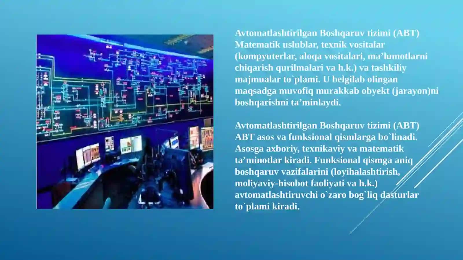 Avtomatlashtirilgan Boshqaruv Tizimi (ABT) 2