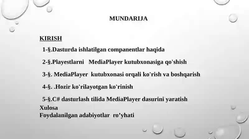 C# dasturlash tilida Mediaplayer yaratish 2