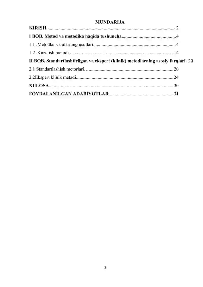 Psixodiagnostik metodikalardan foydalanuvchilar va ishlab chiquvchilar uchun talablar 2