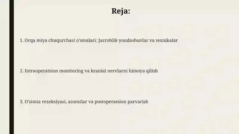 Neyroxirurgik amaliyot usullari 2