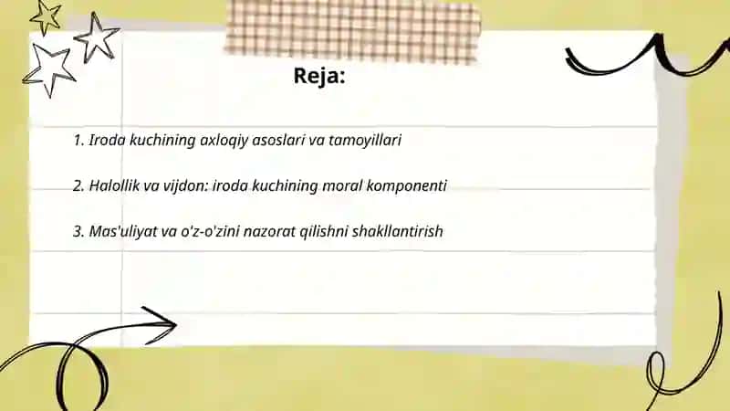 Iroda kuchining axloqiy komponentlarini shakillantirish 2