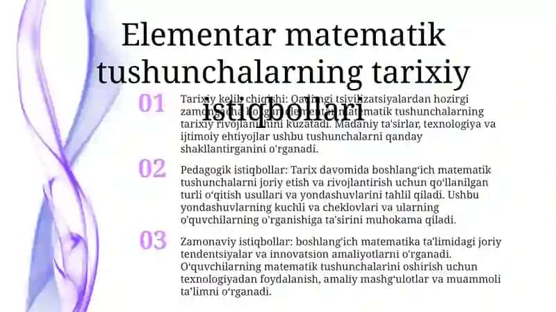 Elementar Matematik Tasavvurlarni Shakllantirish Mashg'Ulotini Kuzatish, Ularni Tahlil Etish Va Ularga Qo'Yiladigan Talablar 2