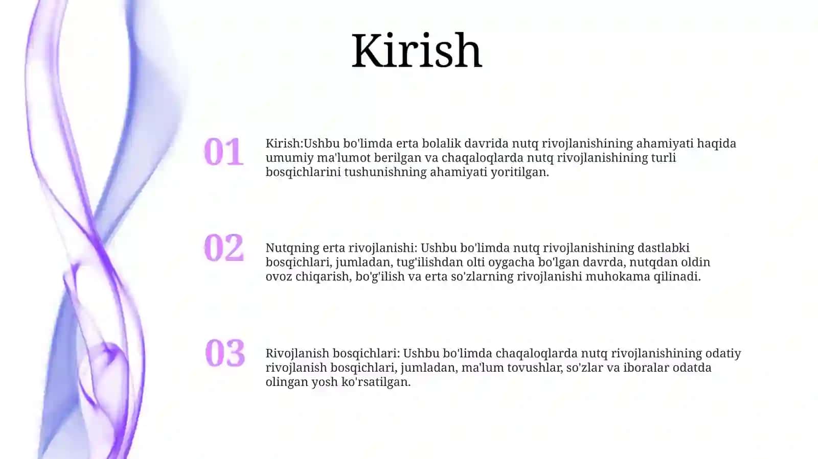 Ilk Yoshdagi Bolalar Nutqining Rivojlanishi 2