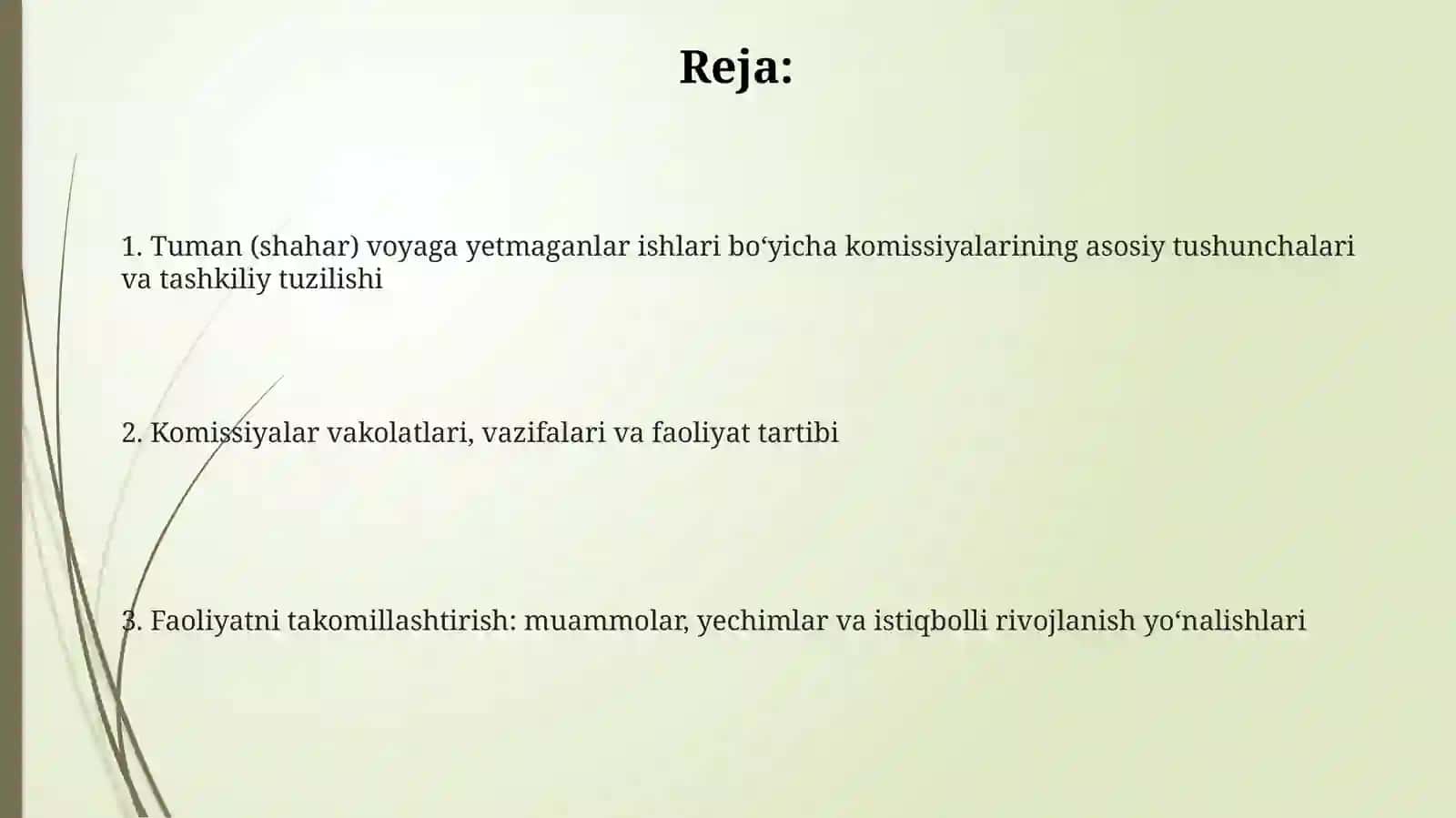 Tuman (shahar) voyaga yetmaganlar ishlari boʻyicha komissiyalari: Asosiy tushunchalar va vazifalar 2