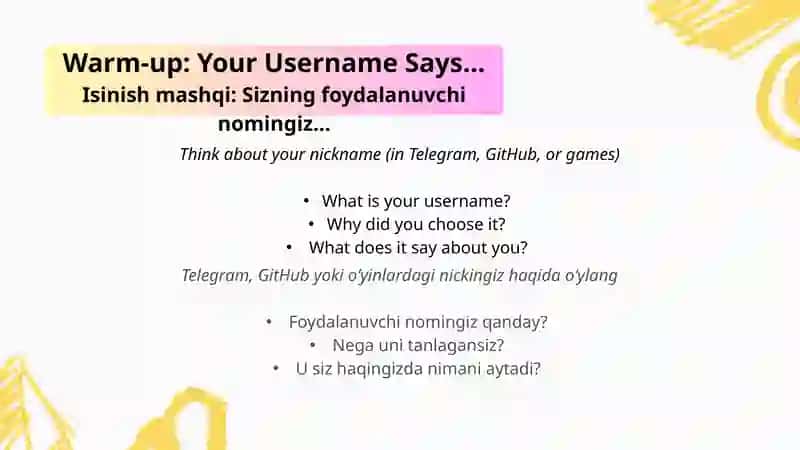 Self-presentation for IT professionals 2
