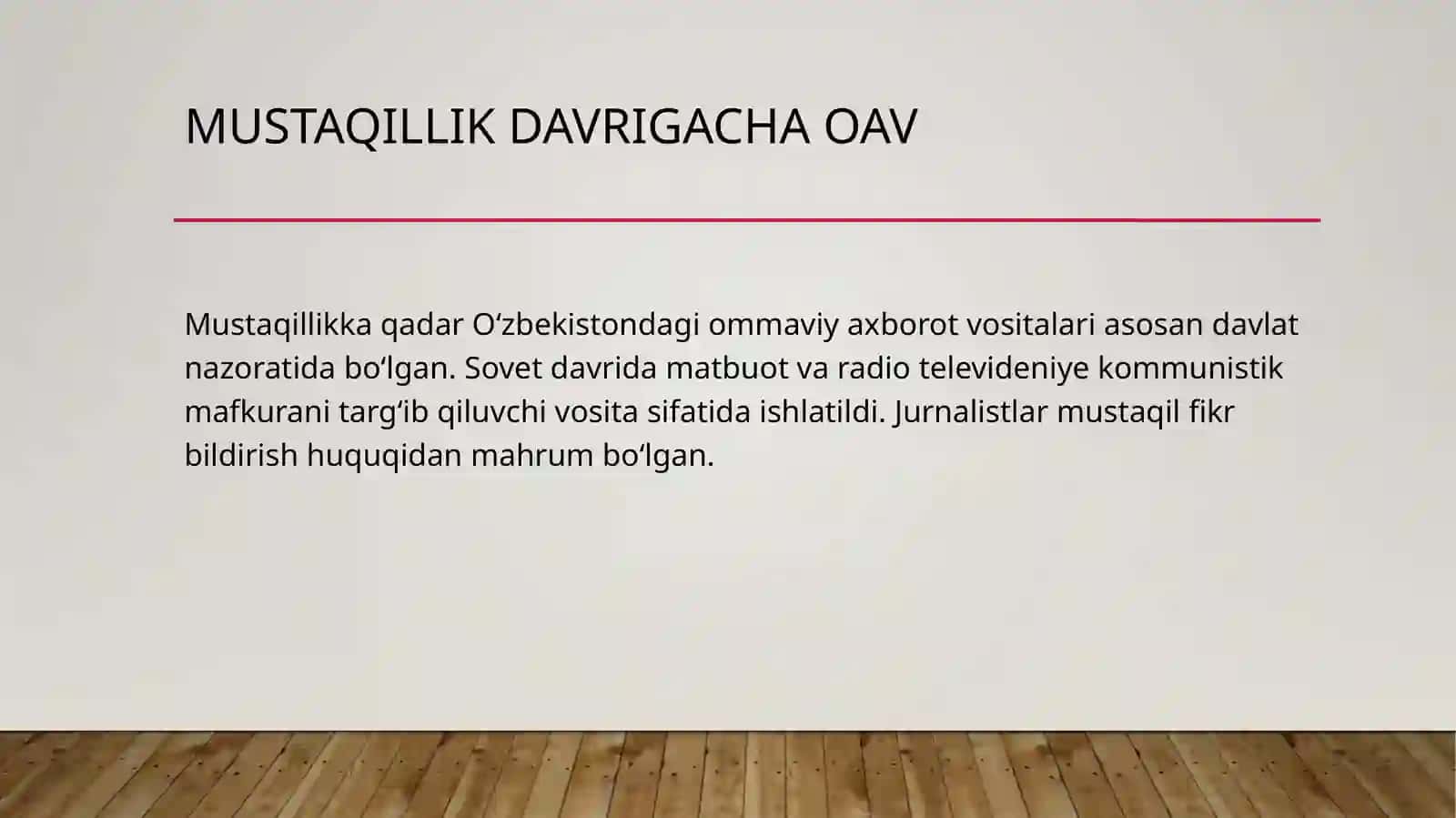 Oʻzbekistonda ommaviy axborot vositalarining taraqqiyoti 2
