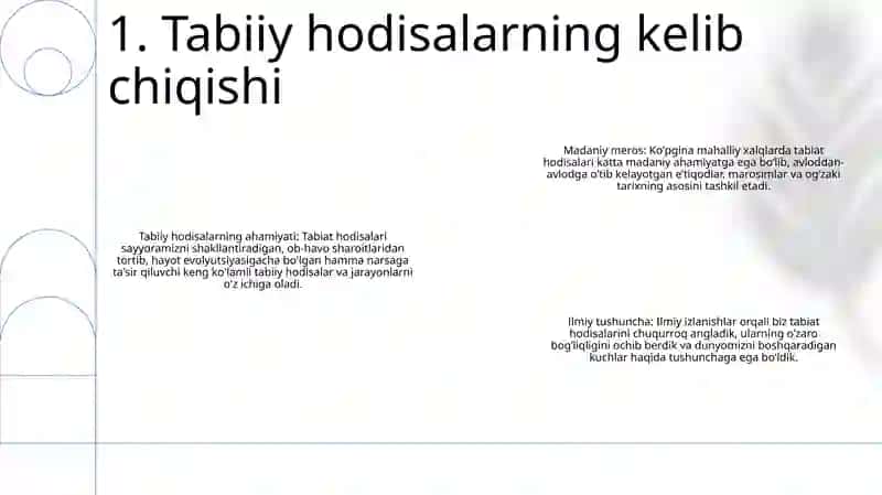 Tabiat Hodisalari 2