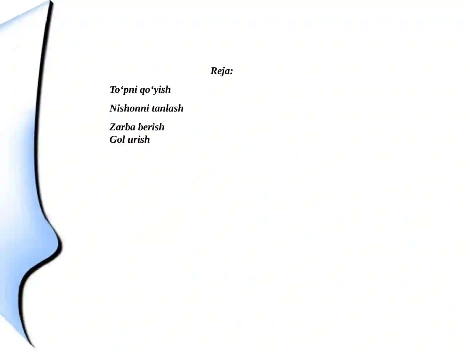 Futbolda standart vaziyatlar texnikasi 2