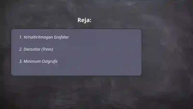 Yo'naltirilmagan Grafalar 2