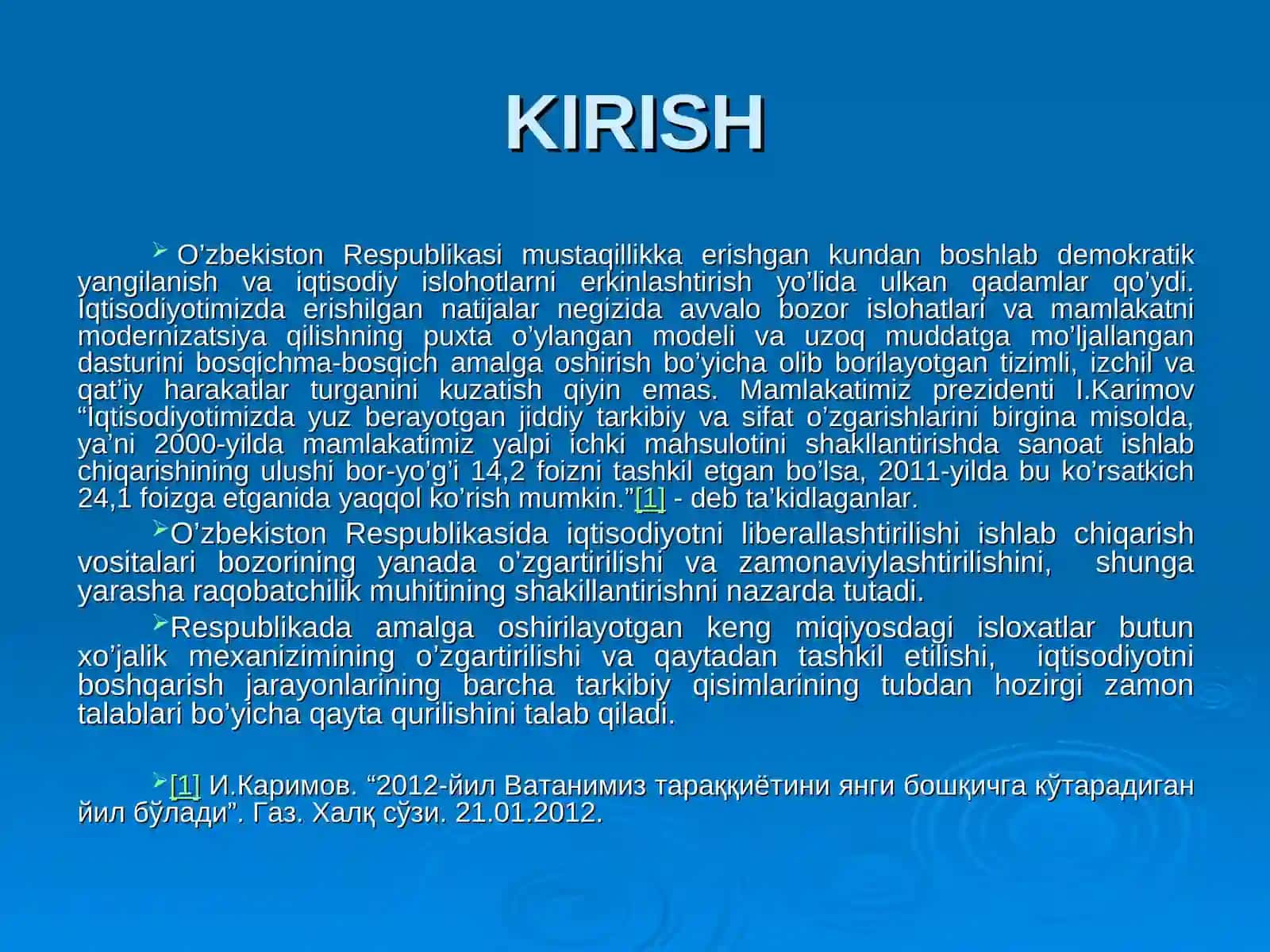 Kichik biznes va tadbirkorlik asoslari 2