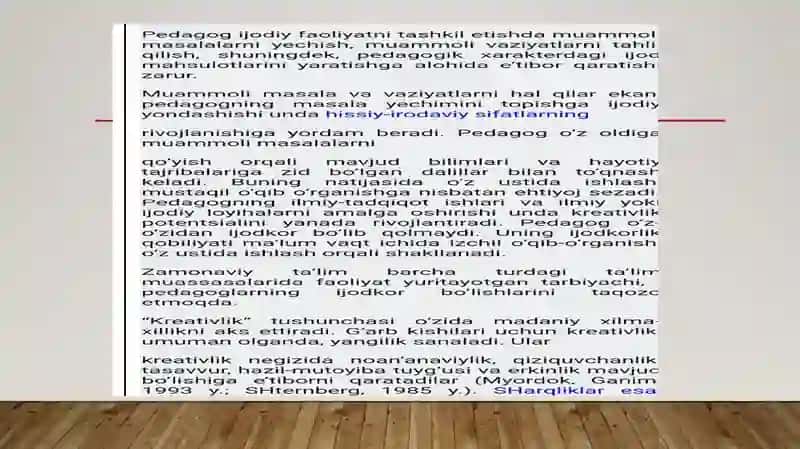 Ta‘lim pedagoglarningpedagogik qobiliyatlari 2