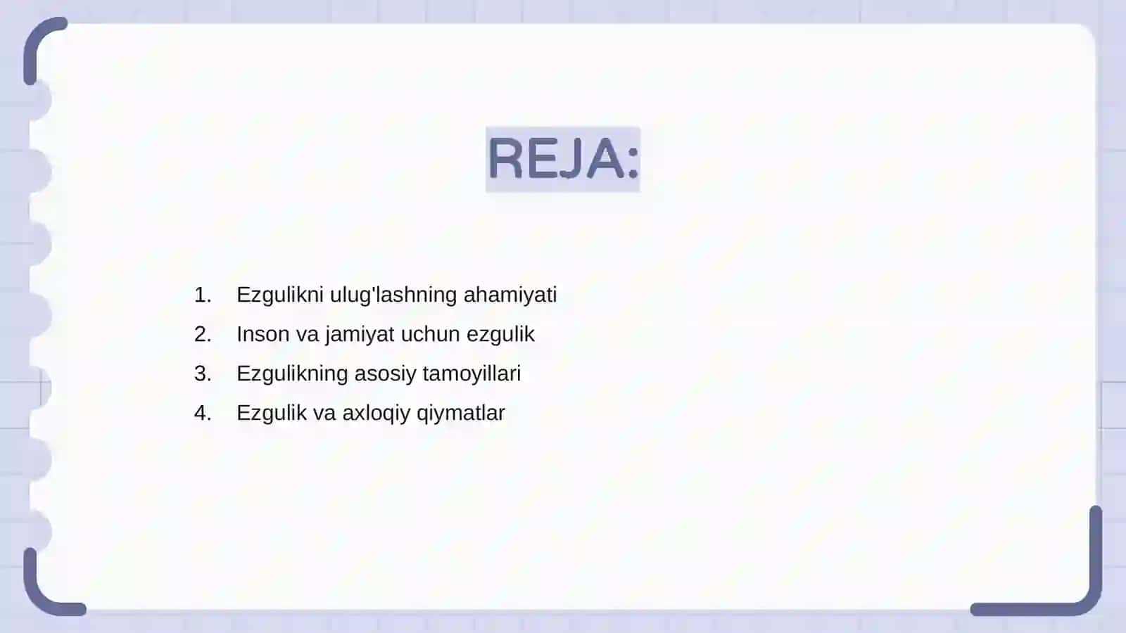 Ezgulikni ulug'lashning ahamiyati 2