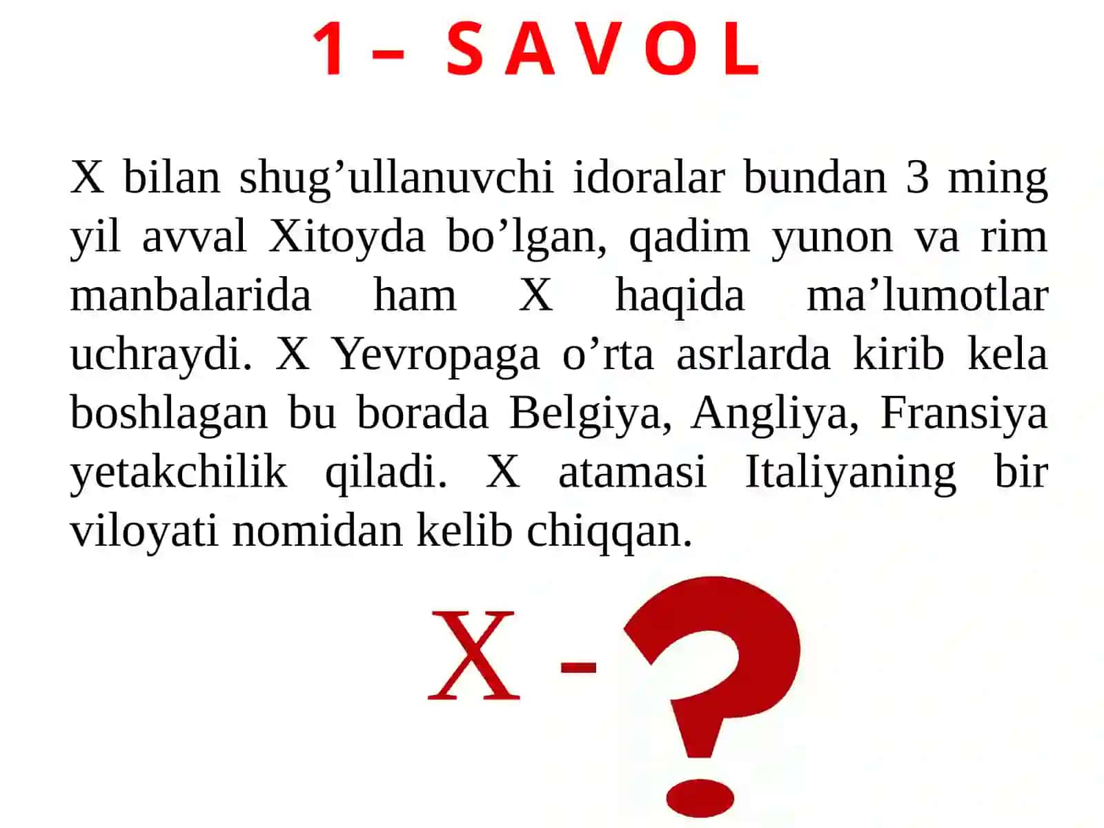 ZAKOVAT INTELLEKTUAL TURNIRINING 4-TUR BAHSLARIGA XUSH KELIBSIZ!!! 2