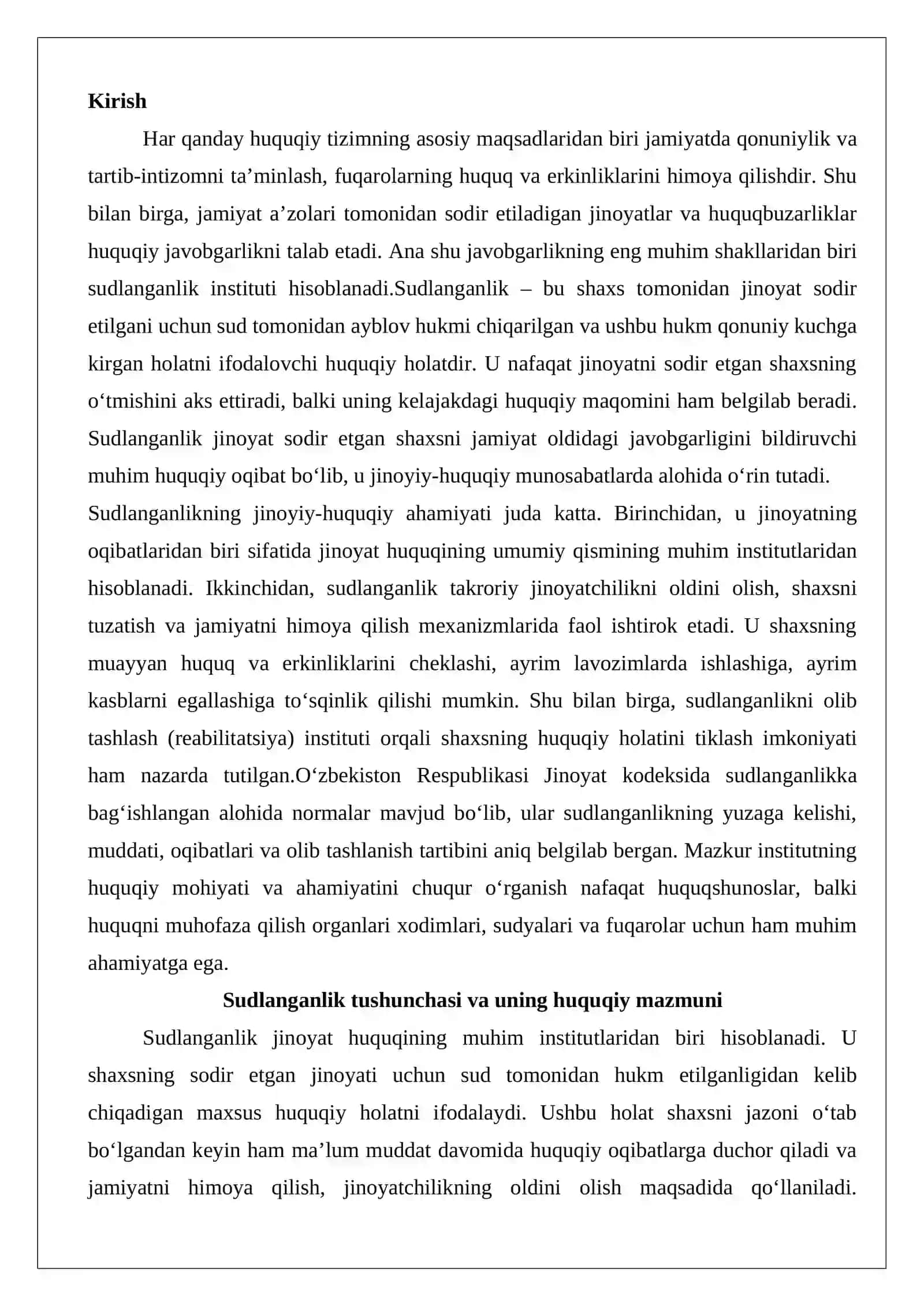 Sudlanganlik tushunchasi va jinoyiy-huquqiy ahamiyati 2