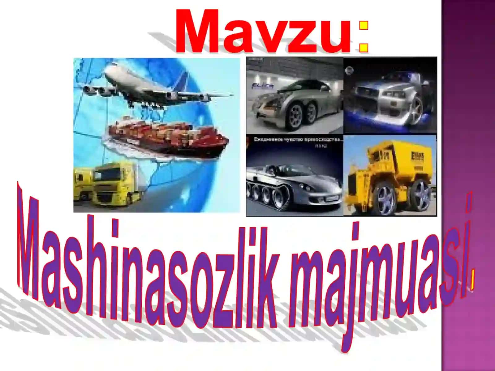 Mashinasozlik majmuasi 2