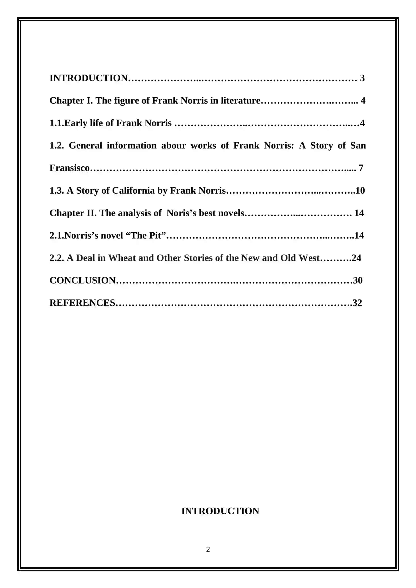 Frank Norris and his biography 2