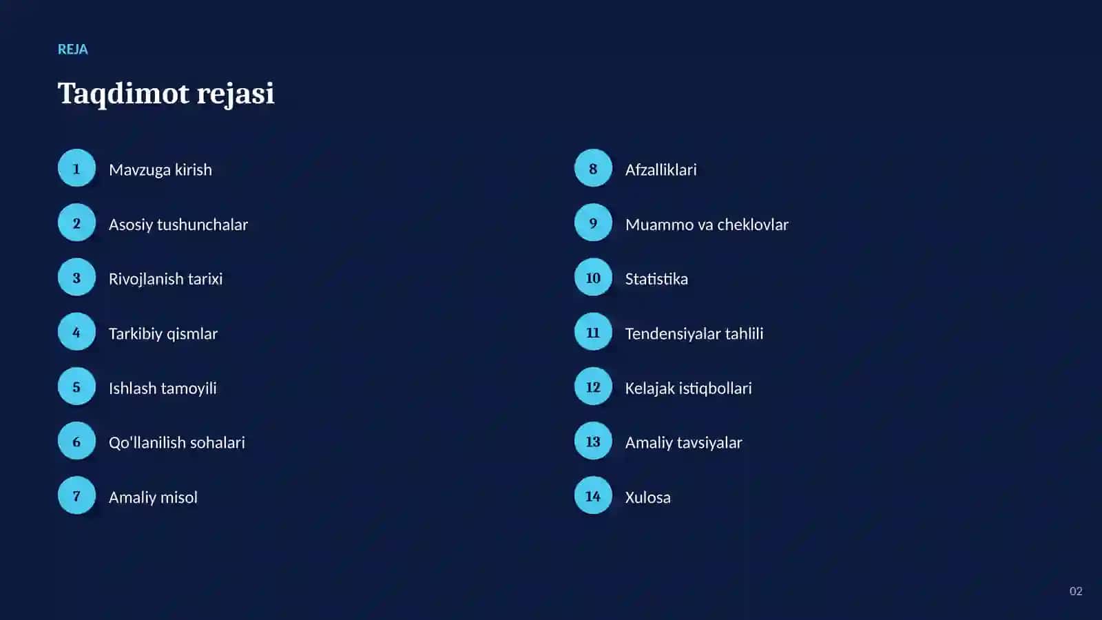 SUN'IY INTELLEKT • AI VA KATTA MA'LUMOTLAR 2