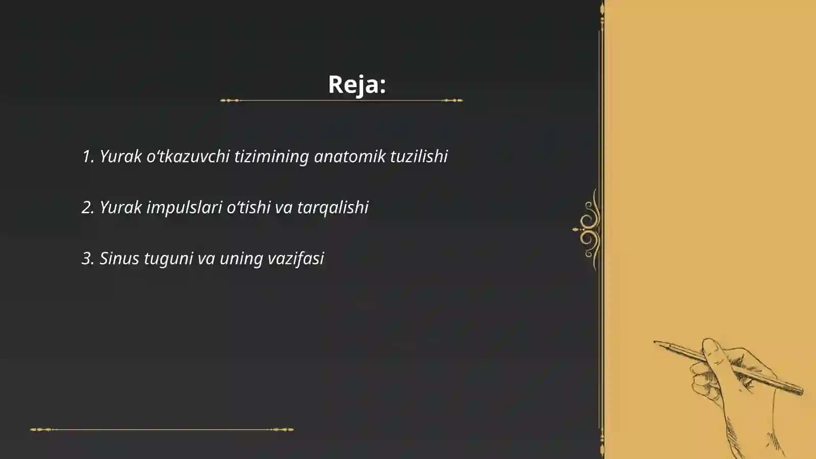 Yurakning oʻtkazuvchi tizimi 2
