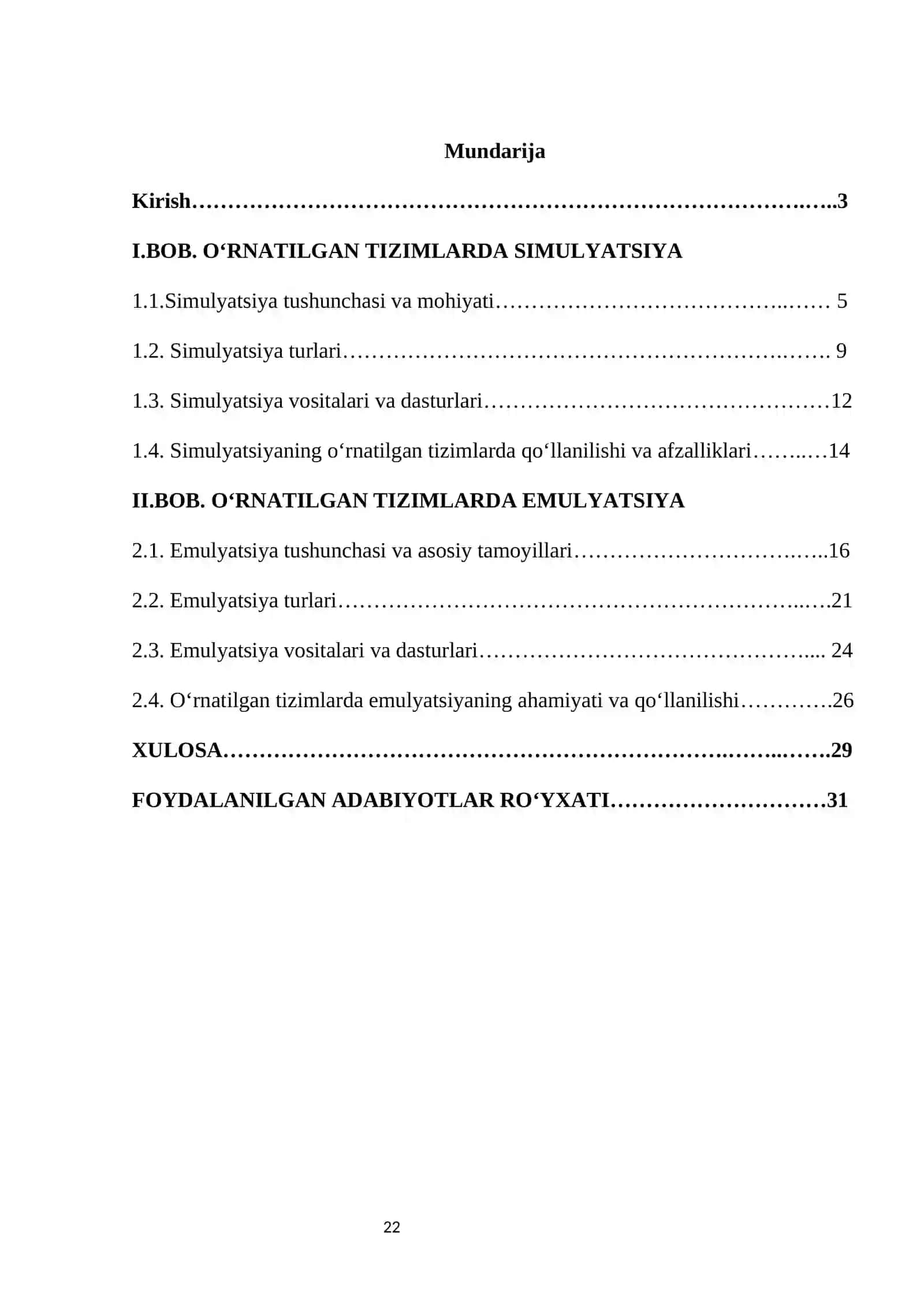 O’RNATILGAN TIZIMLARDA SIMMULATSIYA VA EMMULATSIYA TURLARI 2