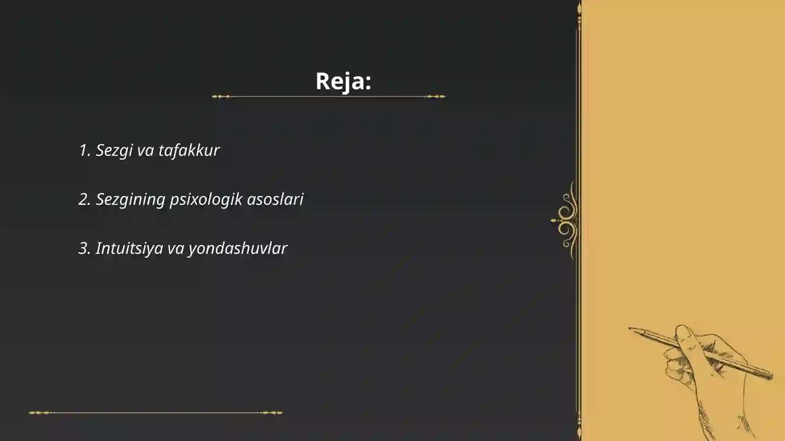 Sezgi va tafakkur 2