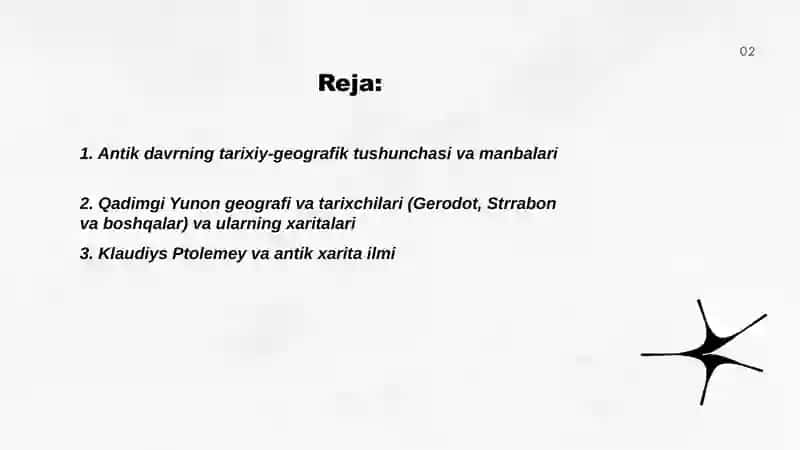 Antik davr tarixiy geografiyasi 2